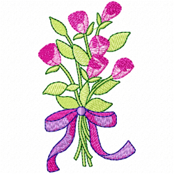 Flowers Embroidery Design 9